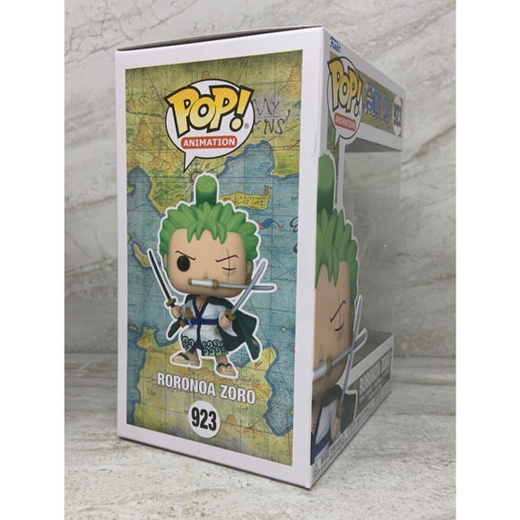 Funko Pop! Animation: #923 One Piece - RORONOA ZORO Vinyl Figure w/ Protector - Picture 5 of 7